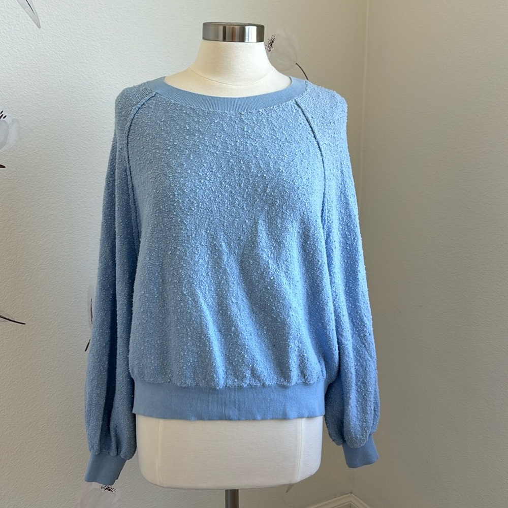 Free People Found My Friend oversized Boucle sweater